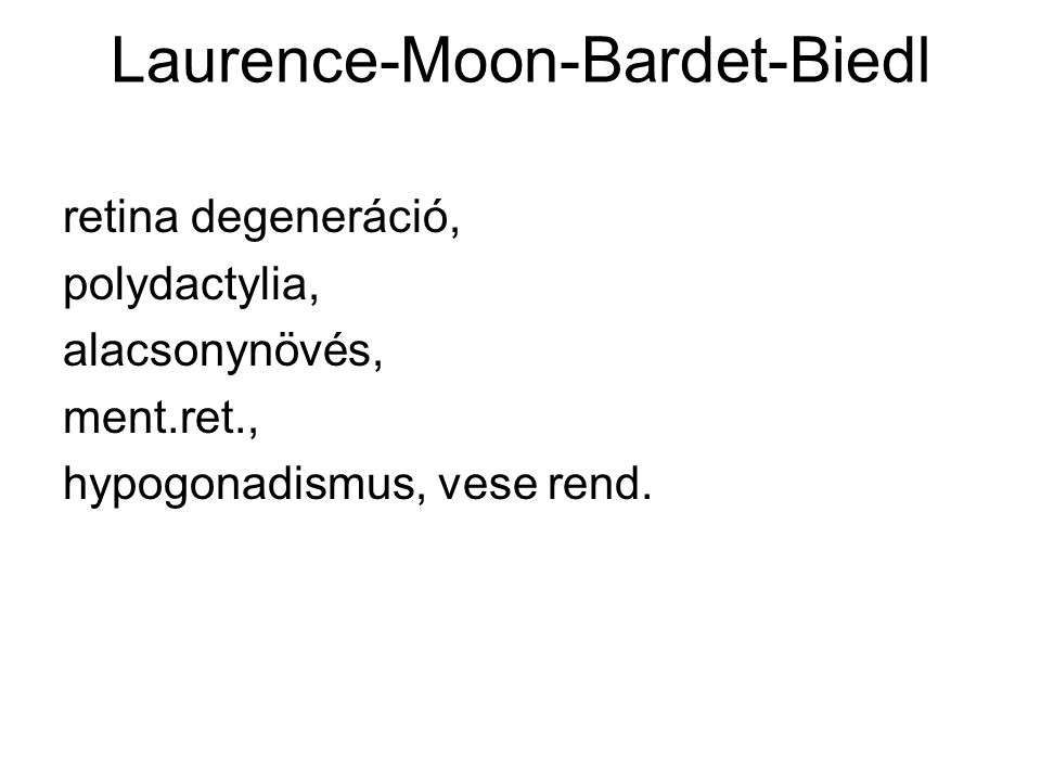 Laurence-Moon-Bardet-Biedl