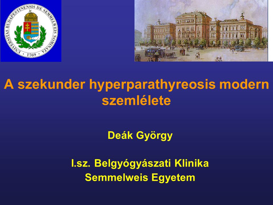 A szekunder hyperparathyreosis modern szemlélete