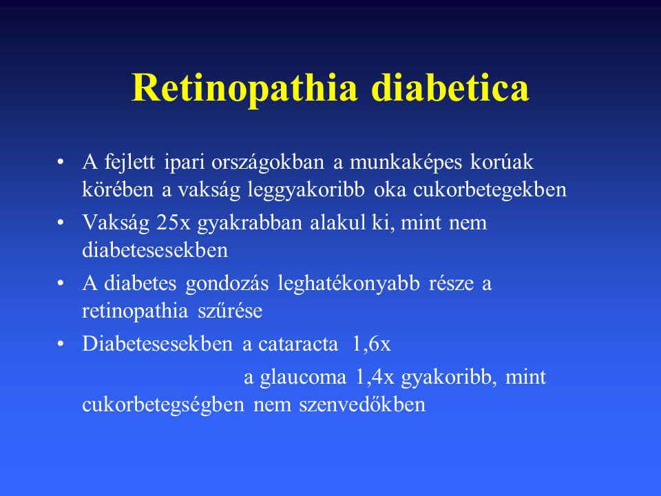 Retinopathia diabetica