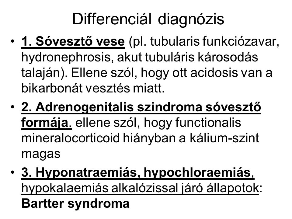 Differenciál diagnózis