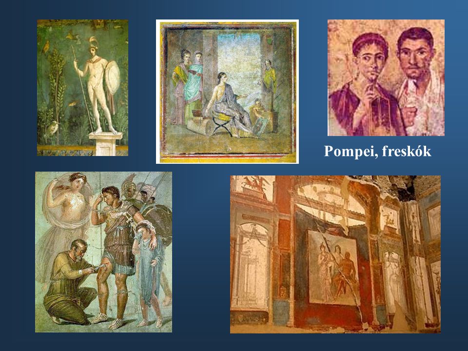Pompei, freskók