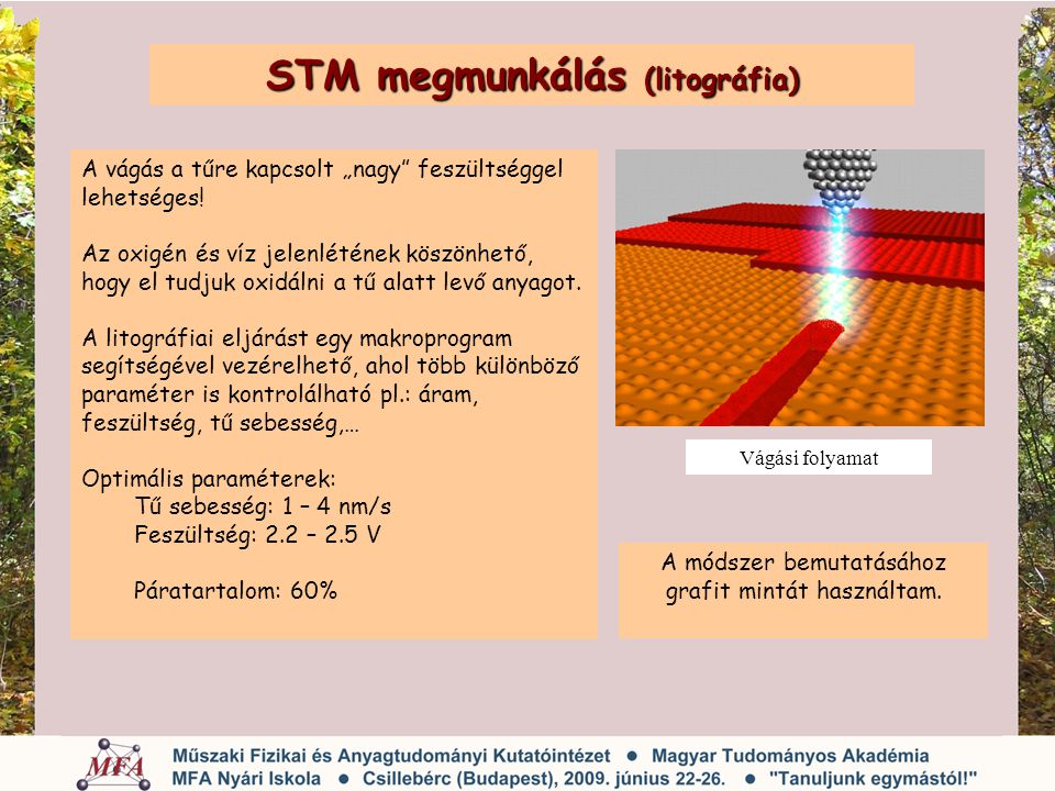 STM megmunkálás (litográfia)