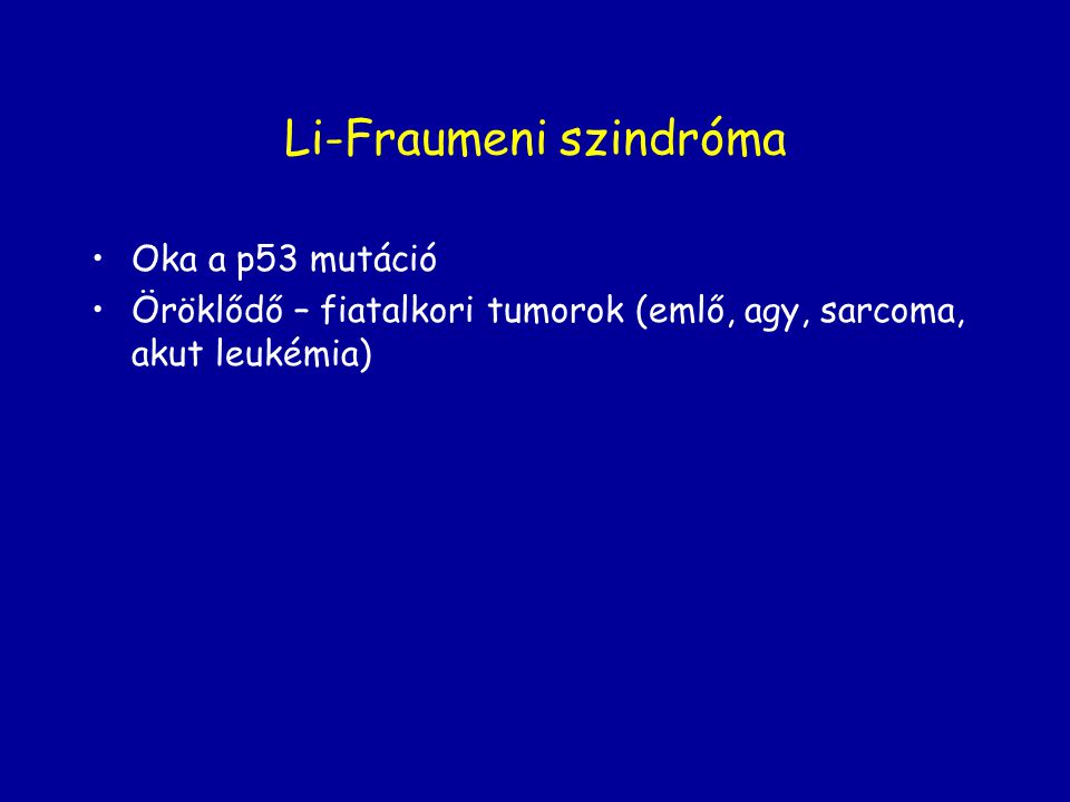 Li-Fraumeni szindróma