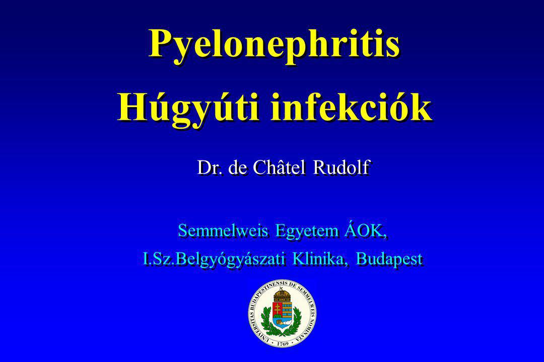 Pyelonephritis Húgyúti infekciók
