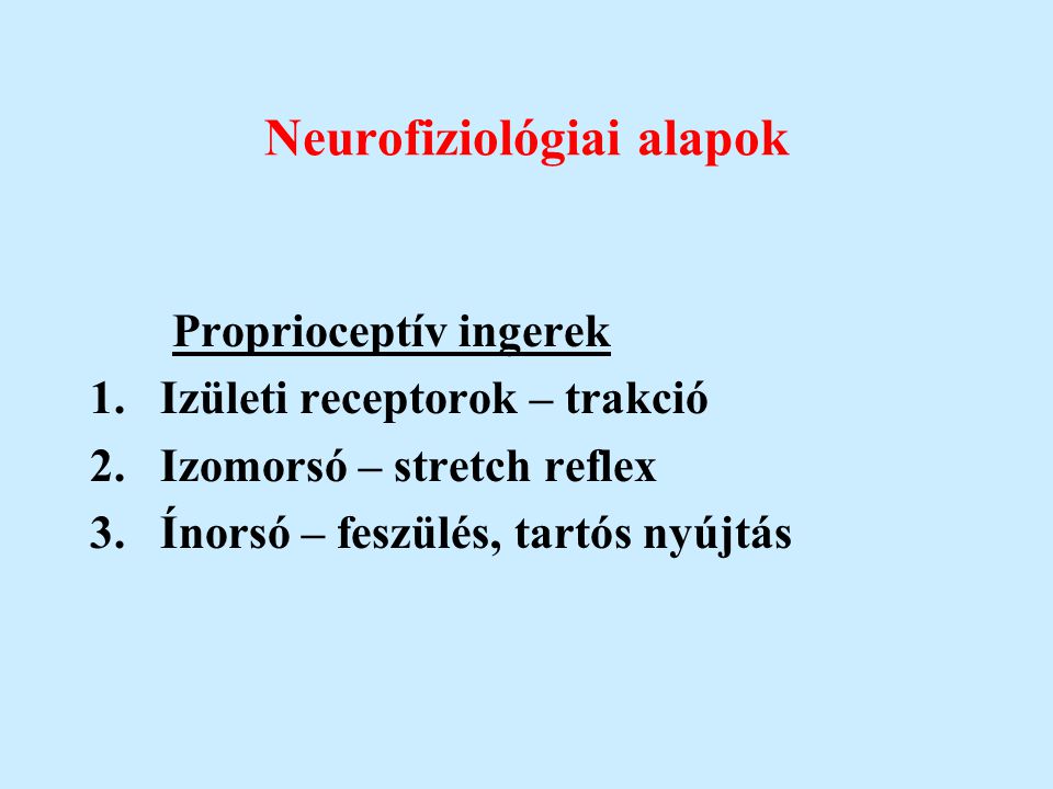Neurofiziológiai alapok