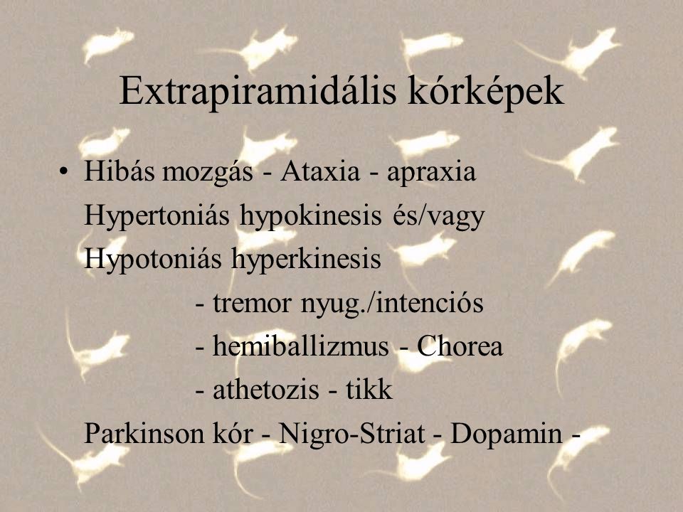 Extrapiramidális kórképek