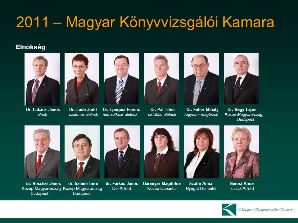 2011 – Magyar Könyvvizsgálói Kamara