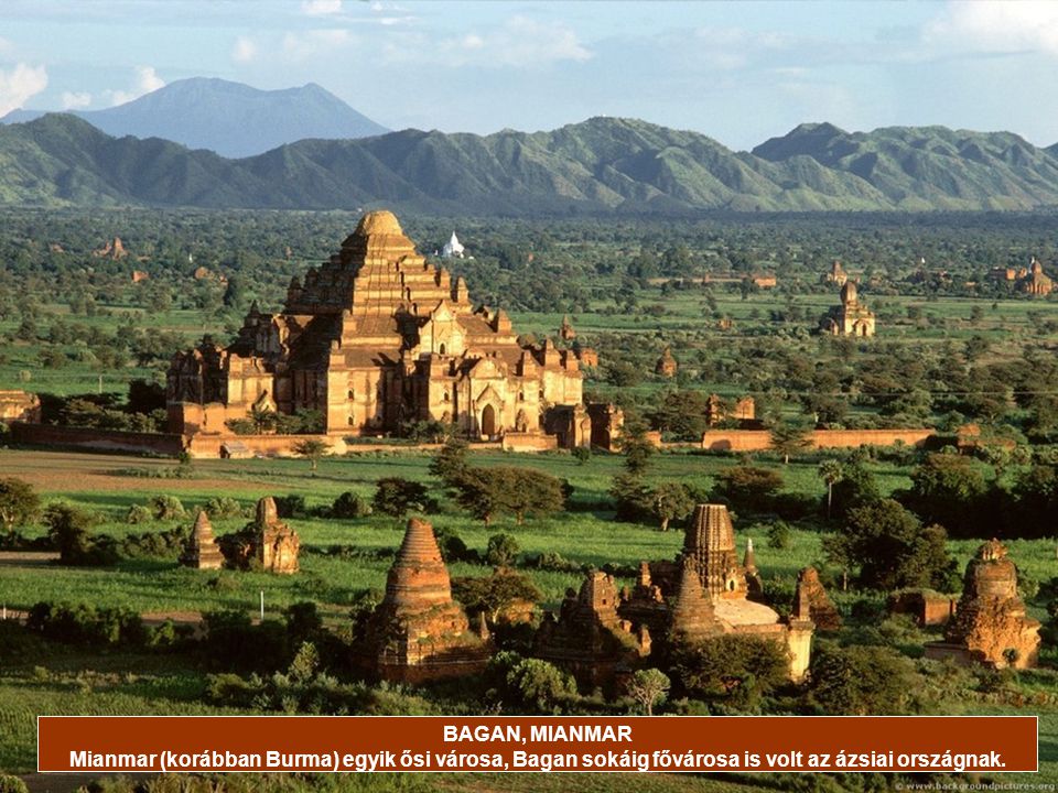 BAGAN, MIANMAR Mianmar (korábban Burma) egyik ősi városa, Bagan sokáig fővárosa is volt az ázsiai országnak.