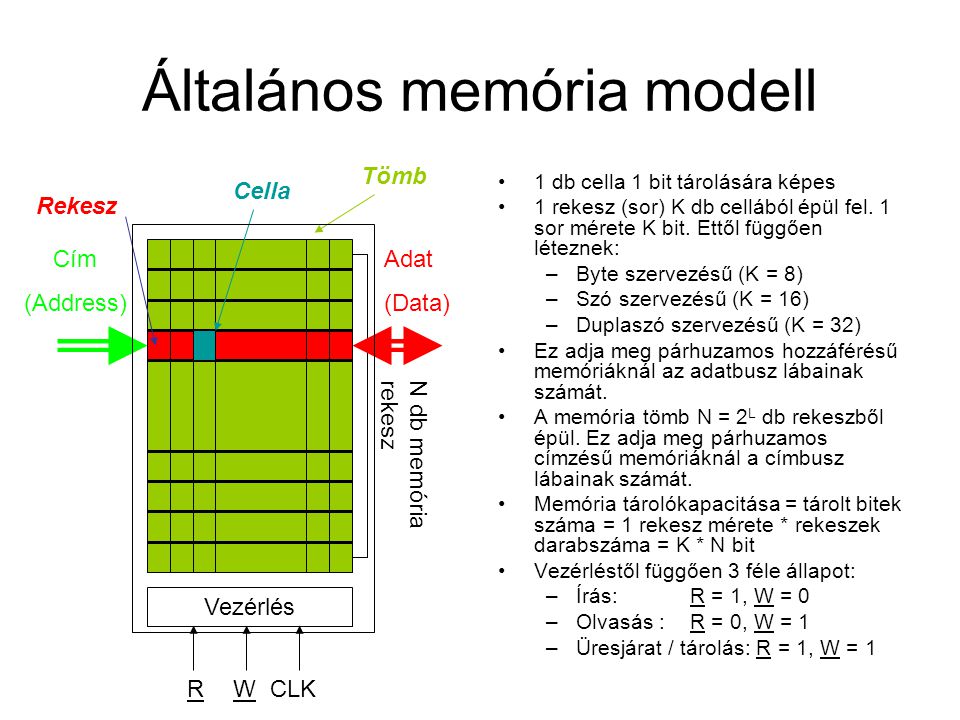 Általános memória modell