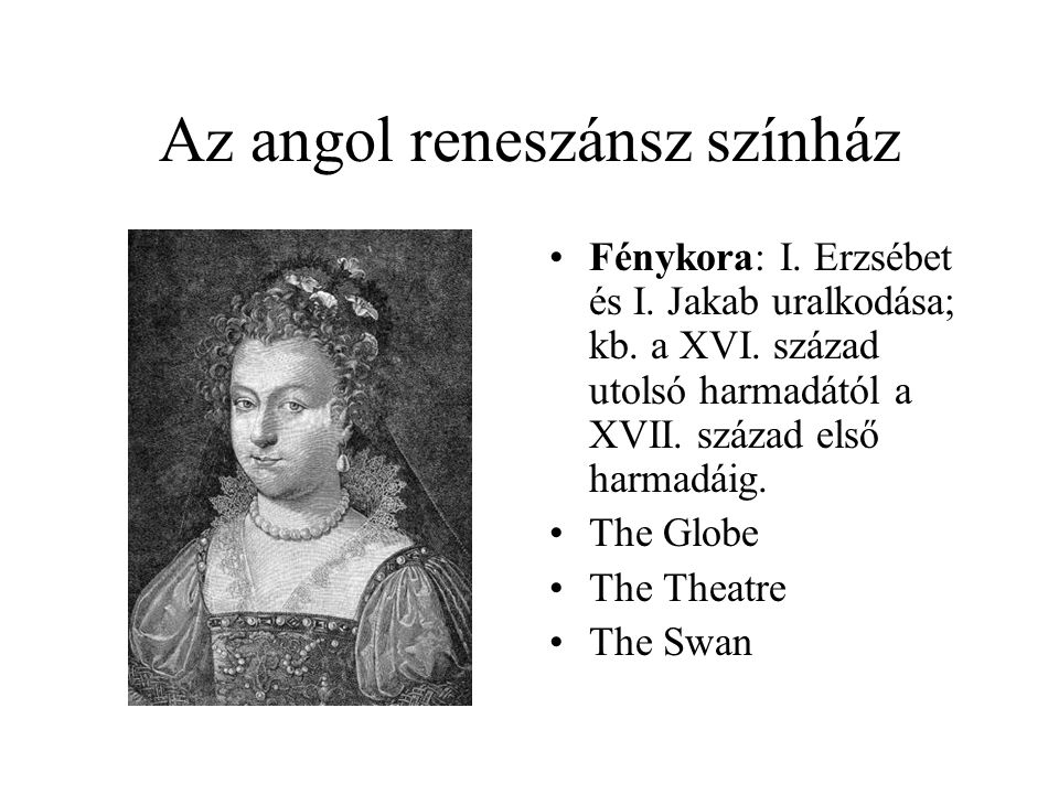 Az angol reneszánsz színház