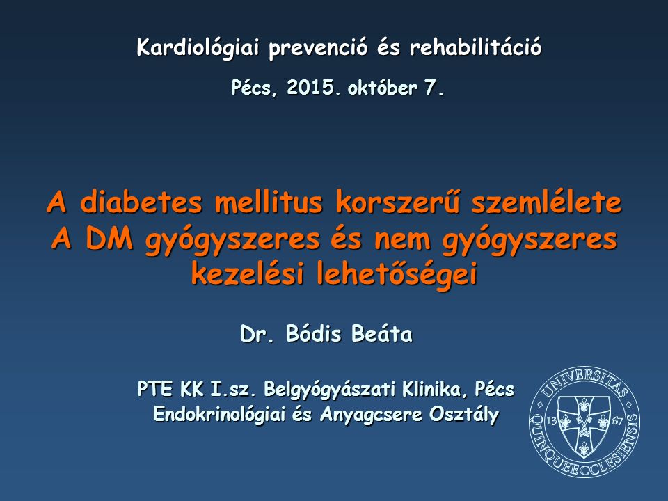 diabetes klinika kezelés)