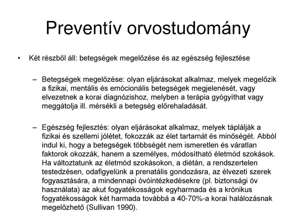 a hipertónia tercier prevenciója)