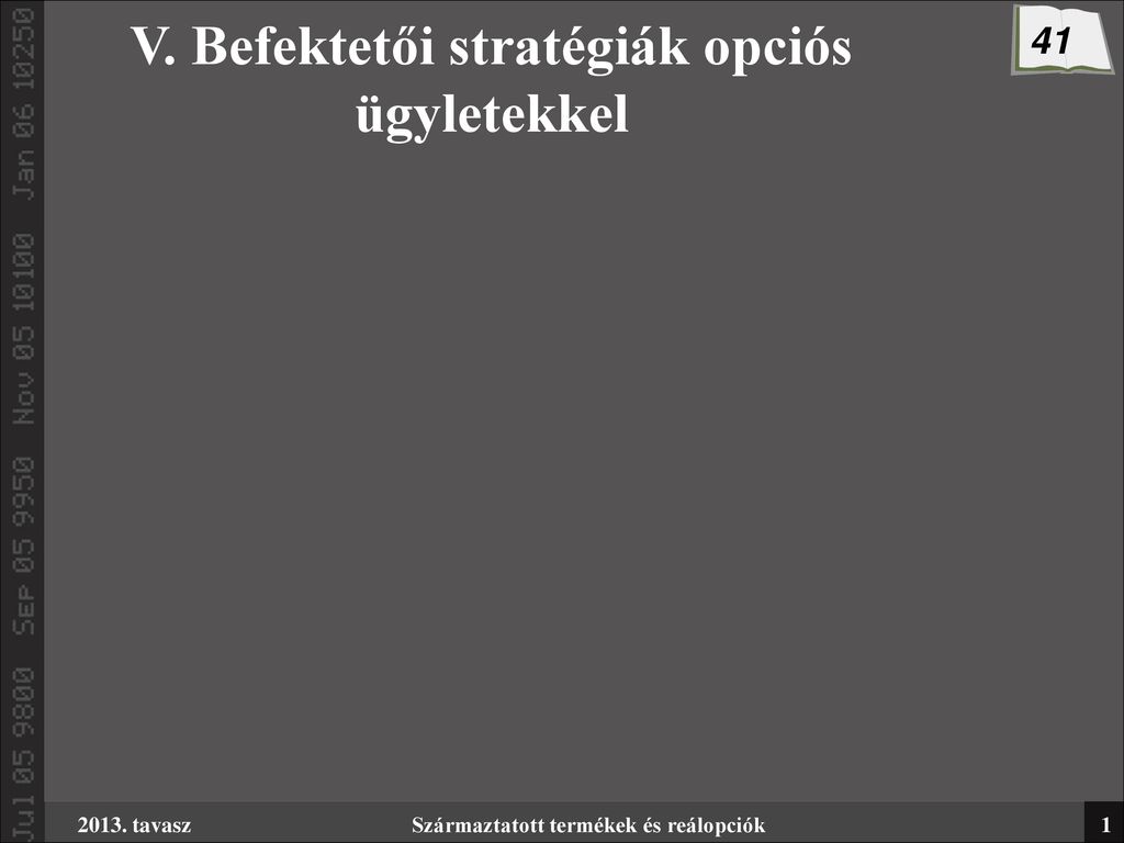 100 opciós stratégia