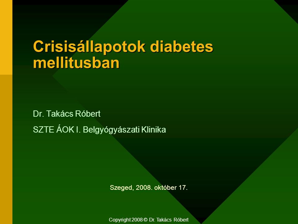 előadás a témában cukorbetegség kezelésének a kezelés a cukorbetegség tabletták mellékhatások