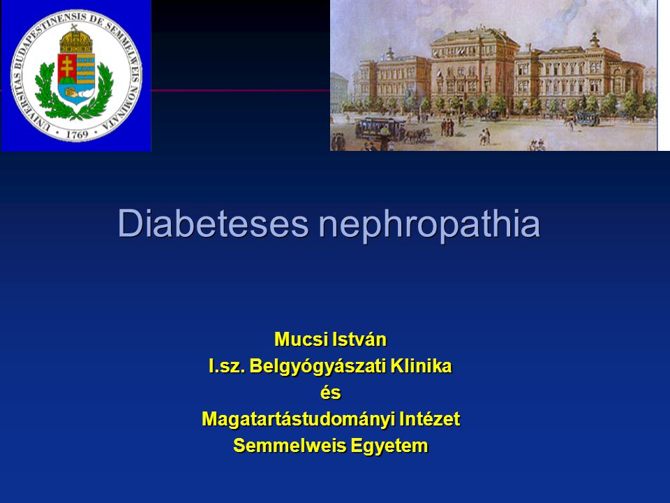 diabetes diabeteses nephropathia kezelése)