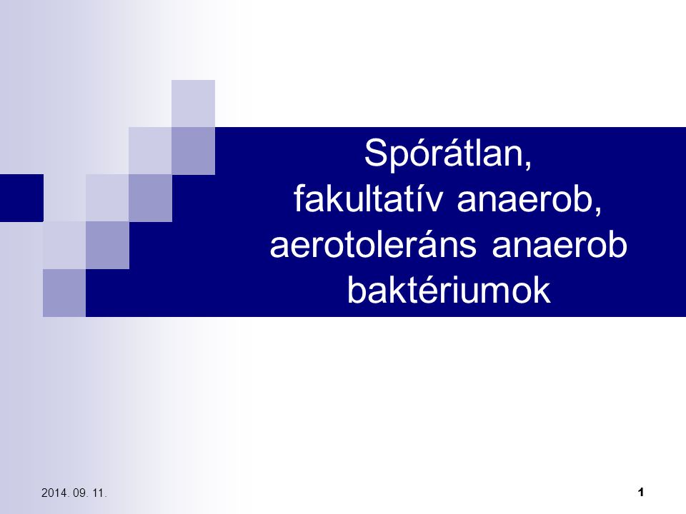 Sporatlan Fakultativ Anaerob Aerotolerans Anaerob Bakteriumok Ppt Letolteni