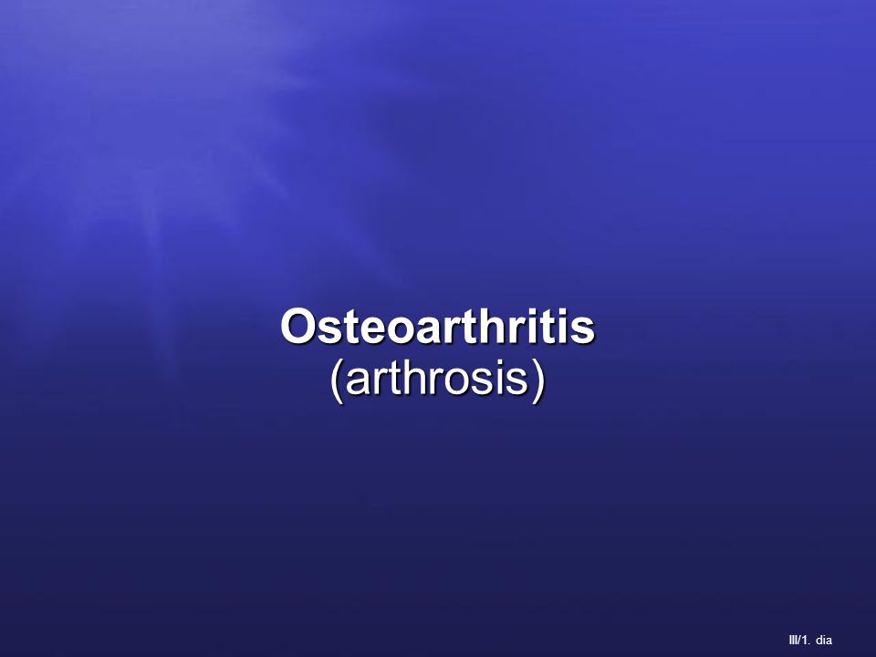 osteoarthritis 2. szakasz)