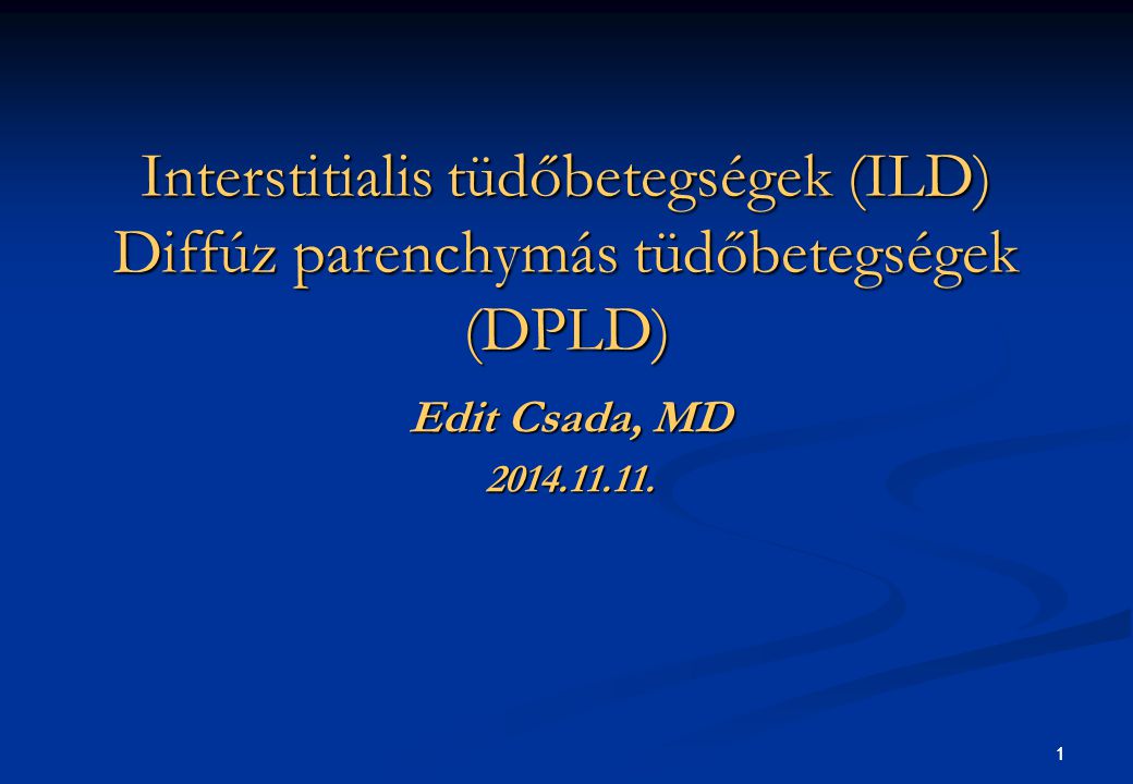 IME - Interdiszciplináris Magyar Egészségügy, Diffúz kötőszöveti betegség előadás