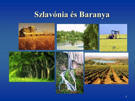 1 Szlavónia és Baranya. 2 ELHELYEZKEDÉS -Horvátország ÉK része, három folyó határolja:észak felől a Dráva, keletről a Duna, délről pedig a Száva.
