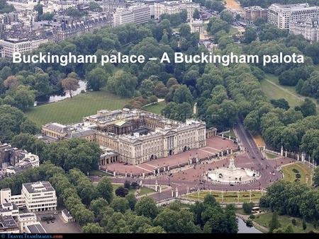 Buckingham palace – A Buckingham palota Map - térkép.
