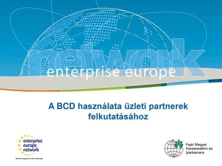 A BCD használata üzleti partnerek felkutatásához