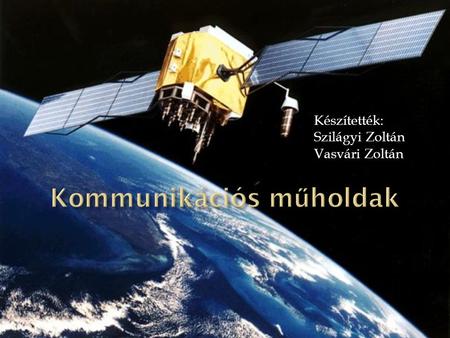 Kommunikációs műholdak