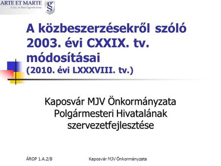 Kaposvár MJV Önkormányzata