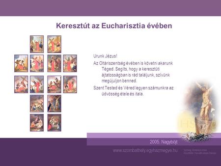 Keresztút az Eucharisztia évében