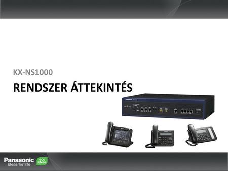 KX-NS1000 RENDSZER ÁTTEKINTÉS.