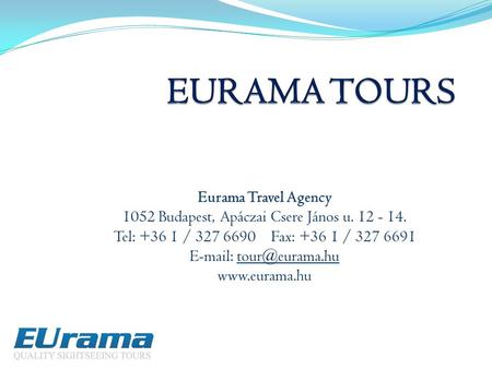 EURAMA TOURS Eurama Travel Agency