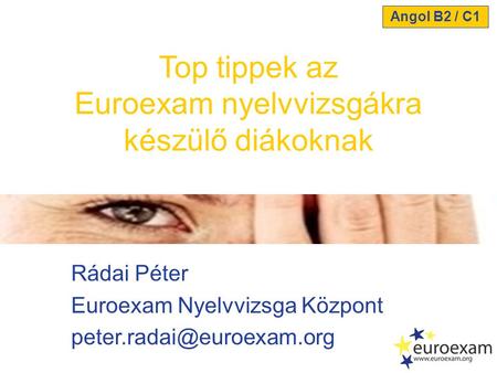 Euroexam nyelvvizsgákra
