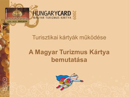 A Magyar Turizmus Kártya bemutatása