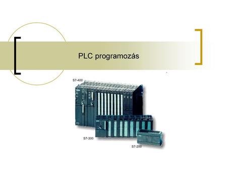 PLC programozás.