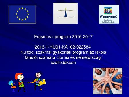 Erasmus+ program HU01-KA  