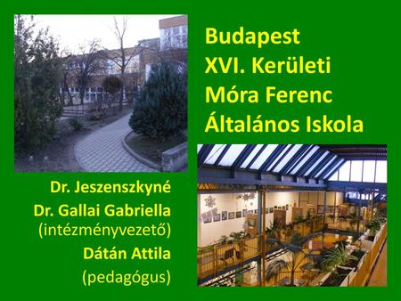 Budapest XVI. Kerületi Móra Ferenc Általános Iskola