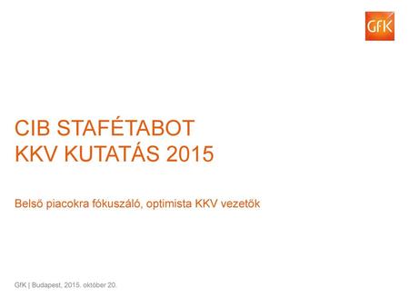 CIB Stafétabot KKV KUTATÁS 2015