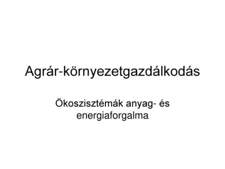 Agrár-környezetgazdálkodás