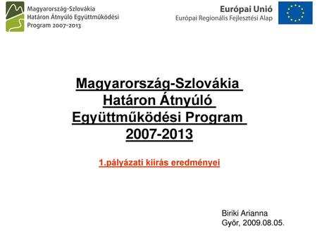 Magyarország-Szlovákia Határon Átnyúló Együttműködési Program