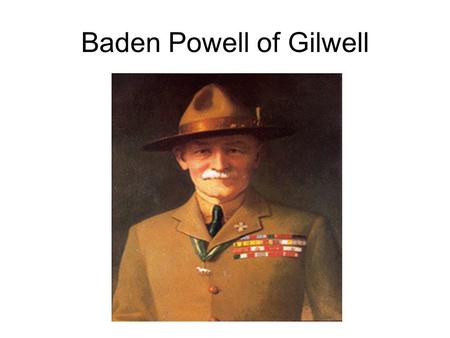 Baden Powell of Gilwell. Bi-Pi a katona Bi-Pi Indiában.