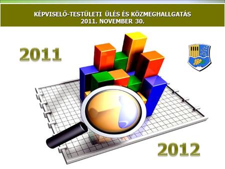 2011. évi költségvetés III. negyedéves alakulása.
