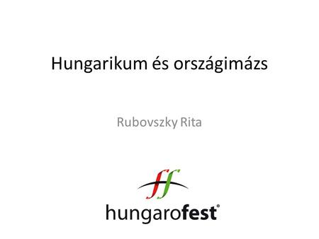 Hungarikum és országimázs