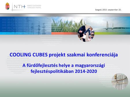COOLING CUBES projekt szakmai konferenciája