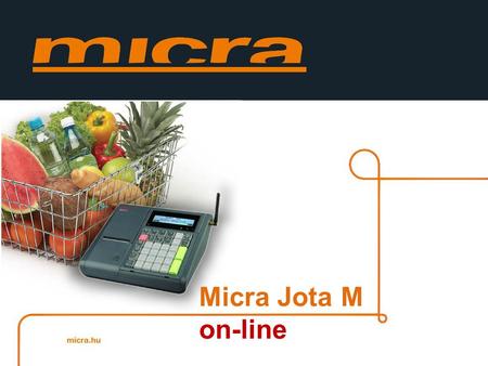 Micra Jota M on-line.