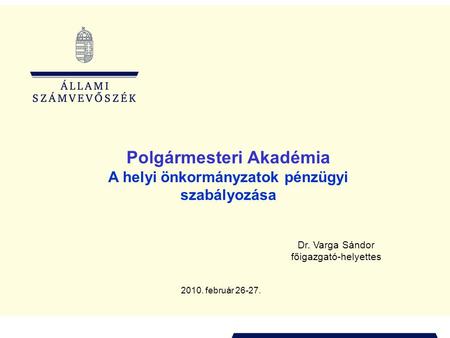 Polgármesteri Akadémia