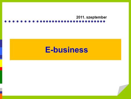 E-business szeptember