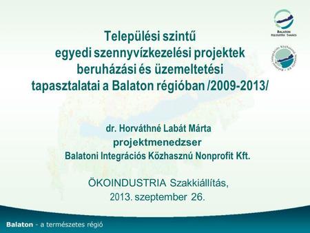 Balatoni Integrációs Közhasznú Nonprofit Kft.