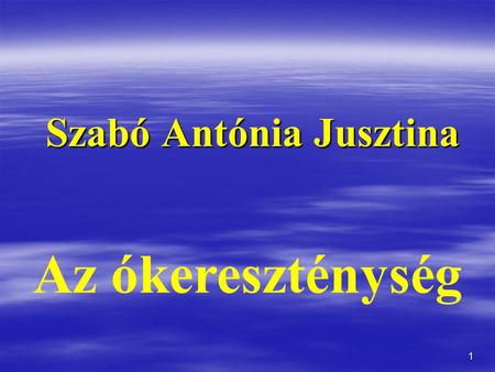 Szabó Antónia Jusztina