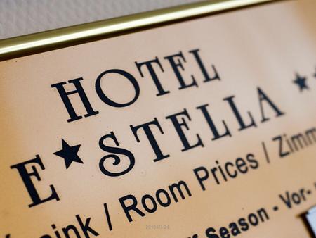 2010.03.24.. Hallgatók foglalkoztatásának tapasztalatai a Hotel E Stella gyakorlatában 2010.03.24.