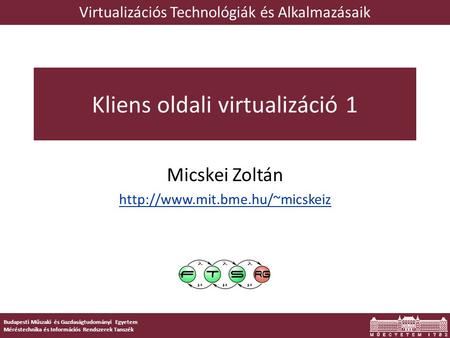Kliens oldali virtualizáció 1