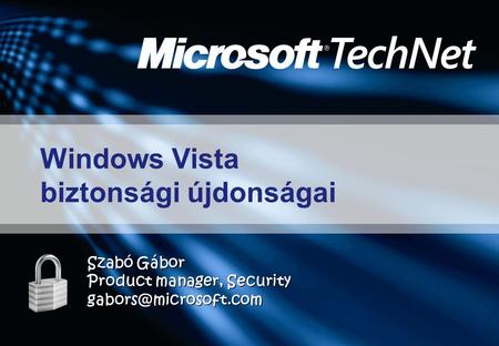Windows Vista biztonsági újdonságai